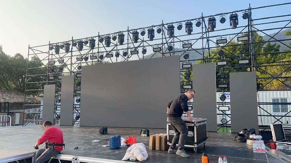 南安西华岩寺户外演出